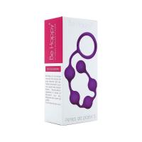 CHAINE ANALE PERLES DE PLAISIR EN SILICONE DE LA MARQUE BE HAPPY TAILLE S