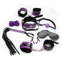 SET DE BONDAGE CLASSIQUE EN VIOLET