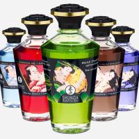 HUILE DE MASSAGE APHRODISIAQUE CHAUFFANTE ET COMESTIBLE DE SHUNGA 