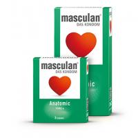 PRESERVATIFS MASCULAN ANATOMIC EN LATEX PAR 3