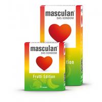 PRESERVATIFS MASCULAN FRUTTI EDITION EN LATEX  PAR 3