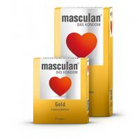 PRESERVATIFS MASCULAN GOLD EN LATEX PAR 3