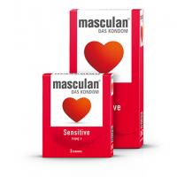 PRESERVATIFS MASCULAN SENSITIVE EN LATEX PAR 3