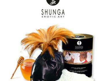 POUDRE DE CORPS COMESTIBLE SHUNGA, POUR MASSAGE A SEC ET LE JEU INTIME