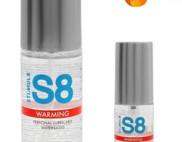 LUBRIFIANT DE LA MARQUE S8 EFFET CHAUD -  125ML