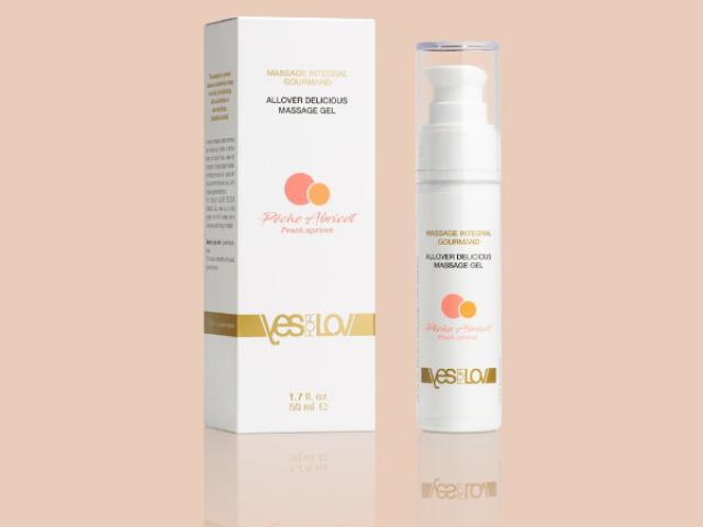 GEL DE MASSAGE ET LUBRIFIANT INTÉGRAL GOURMAND A BASE D'EAU 
