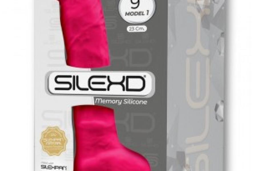 GODE VENTOUSE SILEXD, MODELE THERMO-REACTIF D'UNE TAILLE DE 23 CM