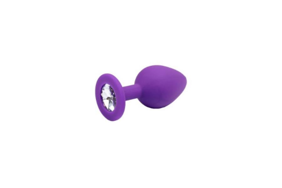 PLUG ANAL BIJOU MIXTE EN SILICONE DE LA MARQUE BE HAPPY TAILLE M 