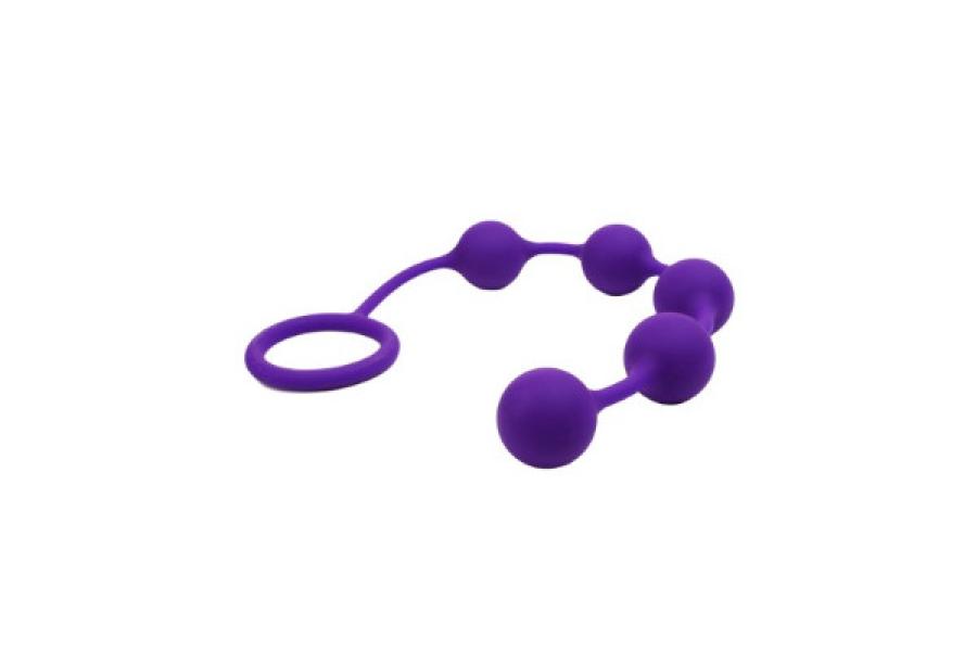 CHAINE ANALE PERLES DE PLAISIR EN SILICONE DE LA MARQUE BE HAPPY TAILLE S