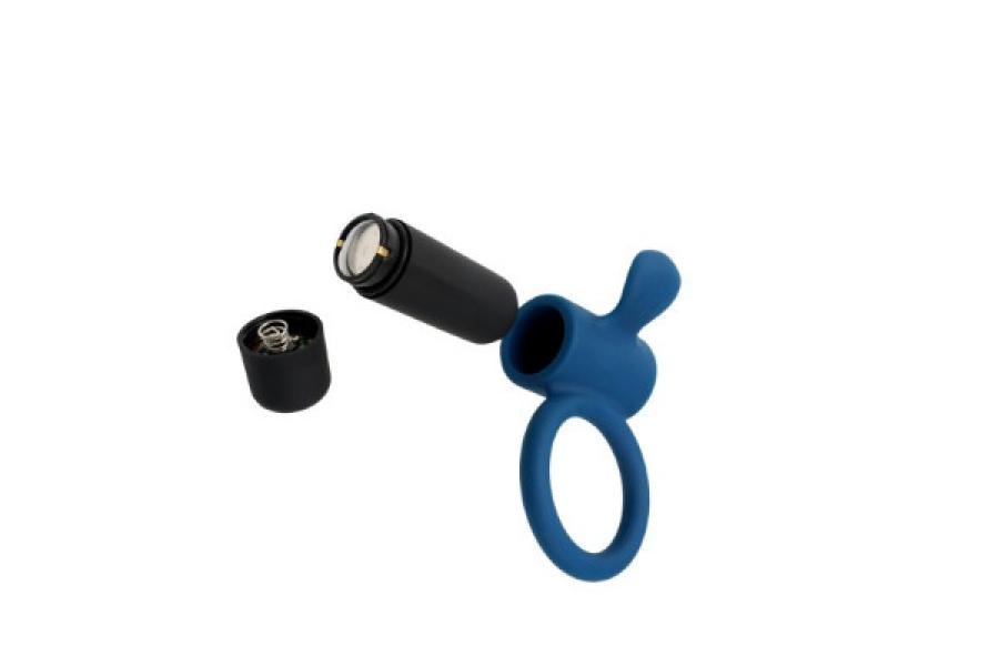 ANNEAU VIBRANT UNION DELICE BLEU NUIT DE LA MARQUE FRANCAISE BE HAPPY