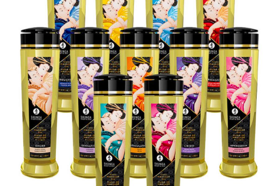 HUILE DE MASSAGE EROTIQUE IRRESISTIBLE DE SHUNGA 